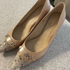 Coach Pointed Toe Heels